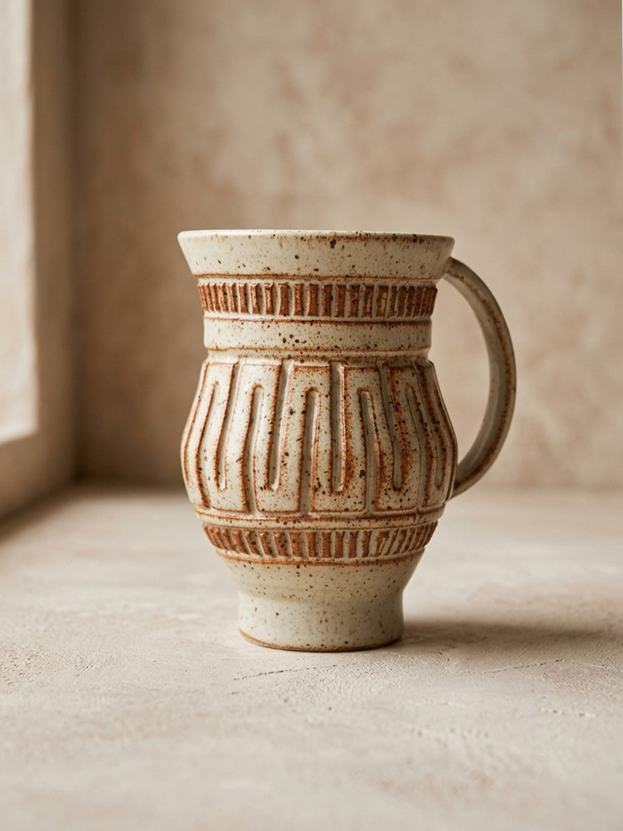Hand Carved Mug