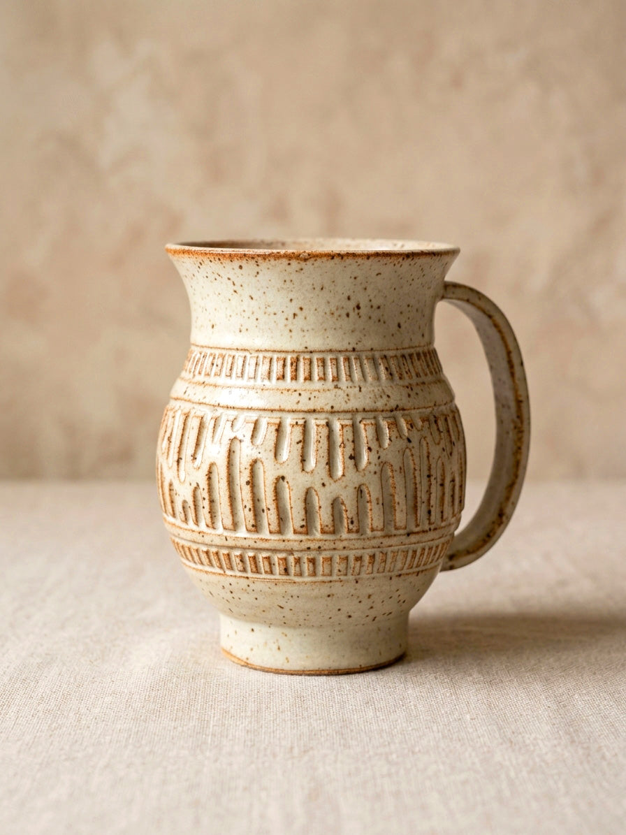 Hand-Carved Mug