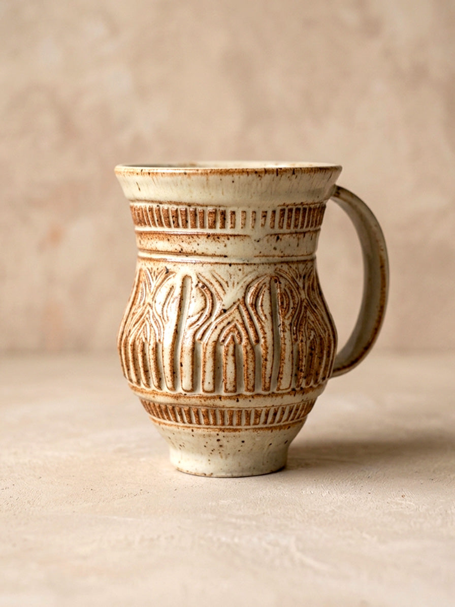 Hand-Carved Mug