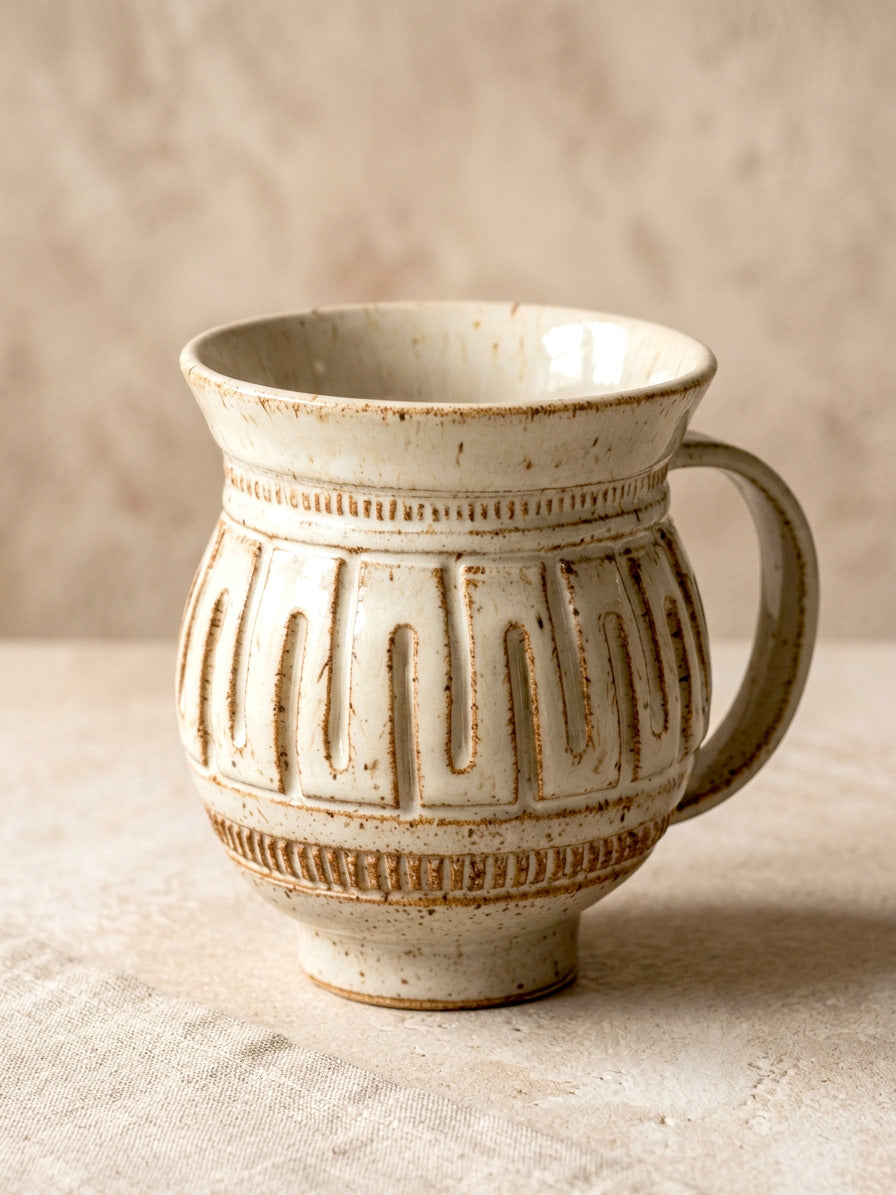 Hand-Carved Mug