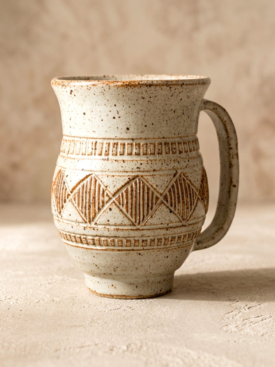 Hand-Carved Mug