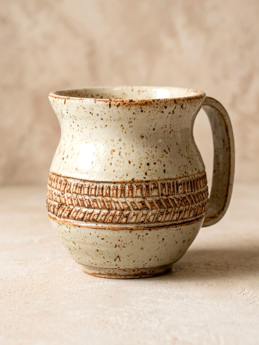 Hand-Carved Mug