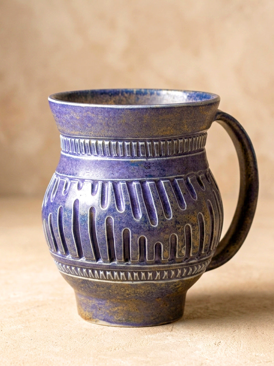 Hand-Carved Mug