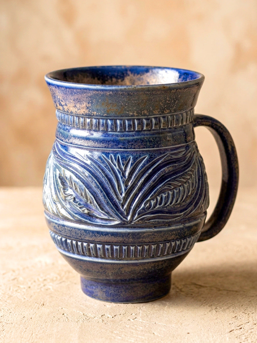 Hand-Carved Mug