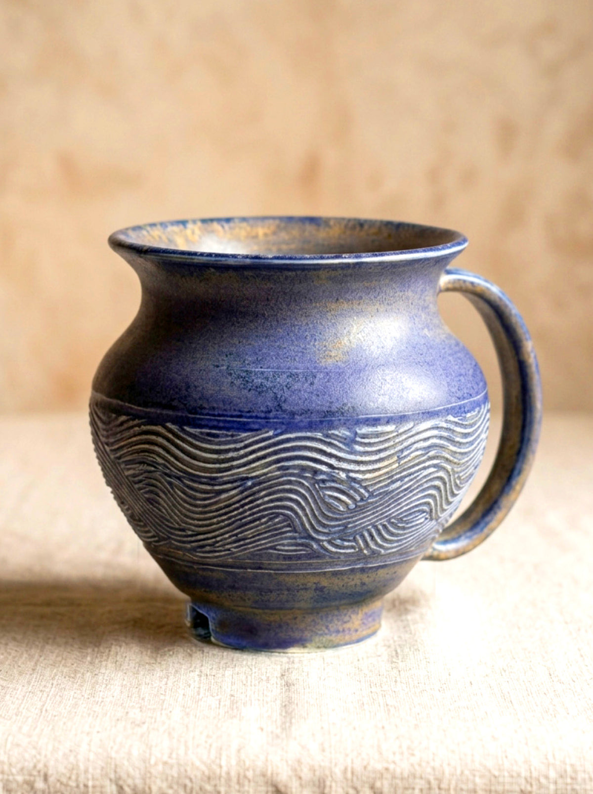 Hand-Carved Mug