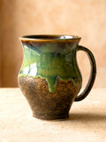 Forest Drip Glaze Mug